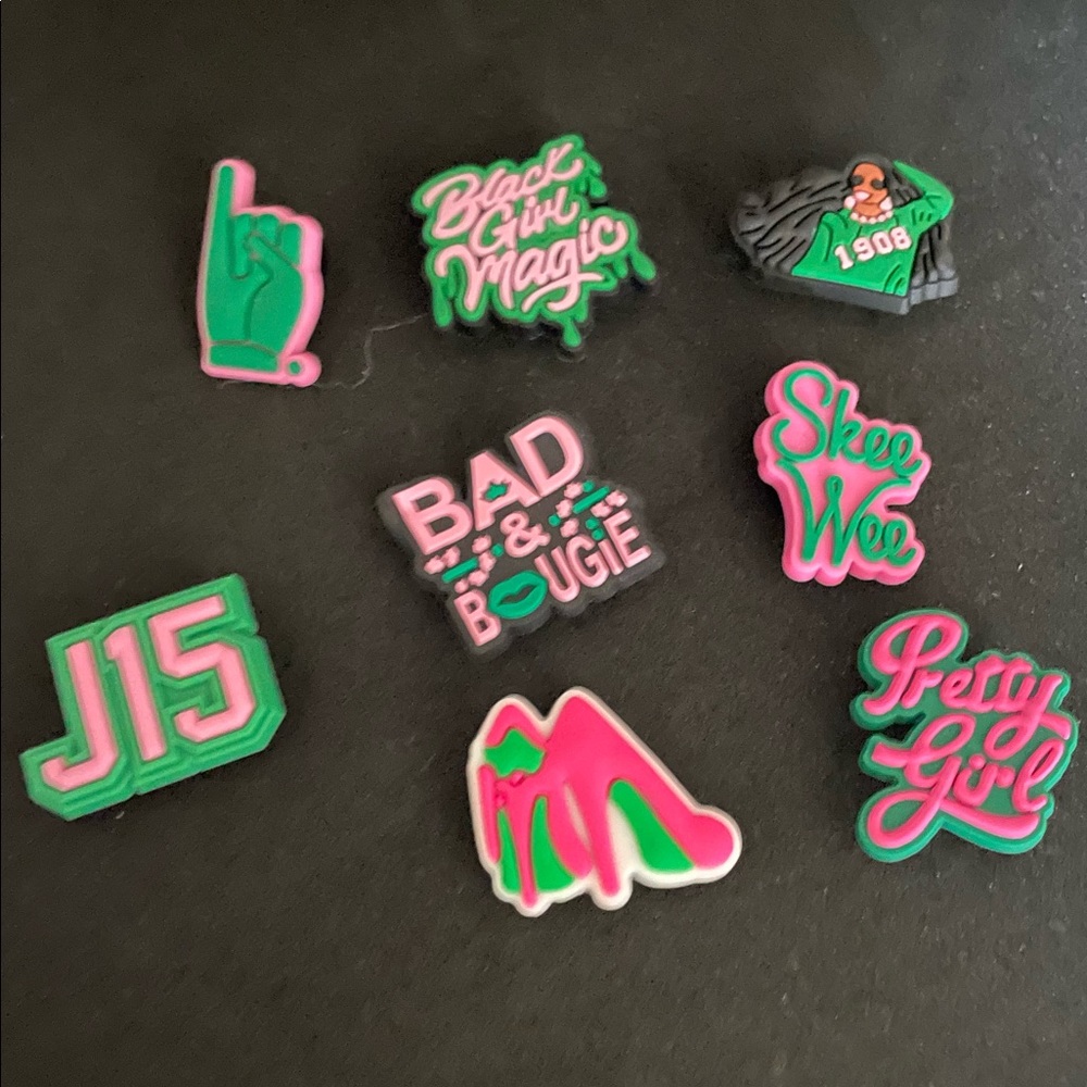 AKA Sorority Croc Charms